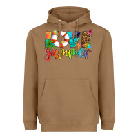 Toasted Coconut love summer Heavyweight Hoodie - Artiststas