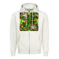 Oatmeal Heather St. Patrick's Donkey With Leprechaun Hat Seamless Zipper Hoodie - FaDigitalArtStudio