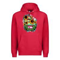 Cardinal Georgia Map Sunflower Cactus Serape Premium Hoodie - RanaPortraitStore