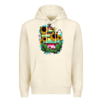 Sandshell Georgia Map Sunflower Cactus Serape Premium Hoodie - RanaPortraitStore