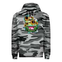 Slate Camo Georgia Map Sunflower Cactus Serape Premium Hoodie - RanaPortraitStore
