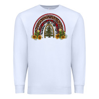 White rainbow tree Premium Sweatshirt - AdoDesignShop