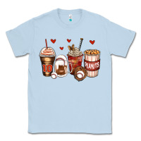 Dusty Blue baseball coffee cups Classic Tee - Zillion Design Studio