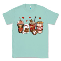 Seafoam baseball coffee cups Classic Tee - Zillion Design Studio