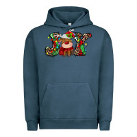 Pigment Midnight Navy joy christmas deer Urban Hoodie - MaliasSmallBusiness