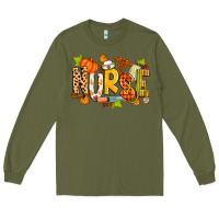 Army Green fall nurse Long Sleeve Tee - Zillion Design Studio