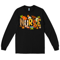 Black fall nurse Long Sleeve Tee - Zillion Design Studio