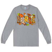 Heather Grey fall nurse Long Sleeve Tee - Zillion Design Studio
