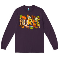 Plum fall nurse Long Sleeve Tee - Zillion Design Studio
