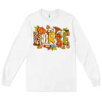 White fall nurse Long Sleeve Tee - Zillion Design Studio