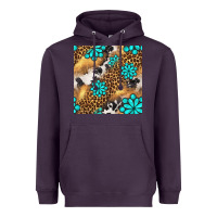 Plum western turquoise gemstone seamless pattern Heavyweight Hoodie - BundleAndBundleShop