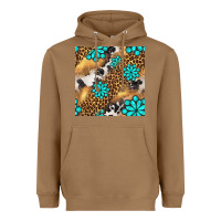Toasted Coconut western turquoise gemstone seamless pattern Heavyweight Hoodie - BundleAndBundleShop