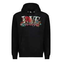 Black love like jesus roses Premium Hoodie - NancyCooperArtShop