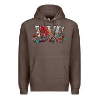 Coffee love like jesus roses Premium Hoodie - NancyCooperArtShop