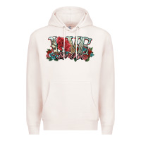 Pale Pink love like jesus roses Premium Hoodie - NancyCooperArtShop