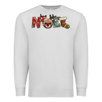 Dove Grey noel with sock and reindeer Premium Sweatshirt - AdoDesignShop