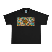 Black western sunflower and gemstone license plate Urban Heavy Tee - RanaPortraitStore