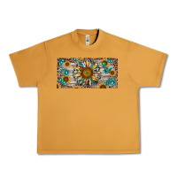 Peanut Butter western sunflower and gemstone license plate Urban Heavy Tee - RanaPortraitStore