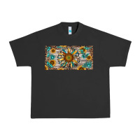 Pigment Black western sunflower and gemstone license plate Urban Heavy Tee - RanaPortraitStore