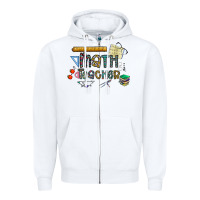 White math teacher Zipper Hoodie - CowhideDigitalArt