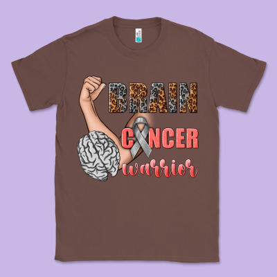 Brain Cancer Warrior Classic Tee Designed By Texasbilliewilder