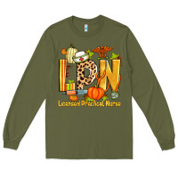 Army Green fall lpn licensed practical nurse Long Sleeve Tee - Zillion Design Studio