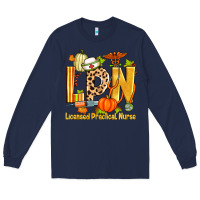Navy fall lpn licensed practical nurse Long Sleeve Tee - Zillion Design Studio