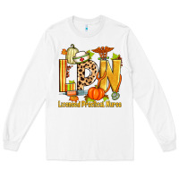 White fall lpn licensed practical nurse Long Sleeve Tee - Zillion Design Studio
