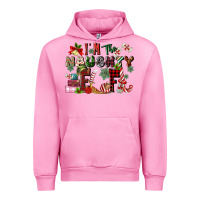 Fuchsia Pink im the naughty elf Urban Hoodie - MaliasSmallBusiness