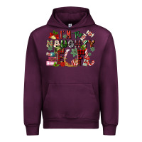 Mauve Wine im the naughty elf Urban Hoodie - MaliasSmallBusiness