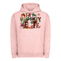 Pigment Salmon im the naughty elf Urban Hoodie - MaliasSmallBusiness