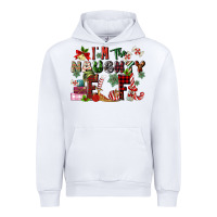 White im the naughty elf Urban Hoodie - MaliasSmallBusiness
