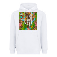 White western boer goat seamless pattern Heavyweight Hoodie - BundleAndBundleShop