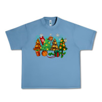 Pebble Blue christmas trees with basketball Urban Heavy Tee - Zillion Design Studio