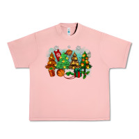 Salmon christmas trees with basketball Urban Heavy Tee - Zillion Design Studio