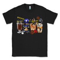 Black Police Coffee Cups Classic Tee - FaDigitalArtStudio