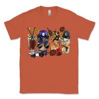 Copper Police Coffee Cups Classic Tee - FaDigitalArtStudio