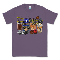 Lavender Police Coffee Cups Classic Tee - FaDigitalArtStudio