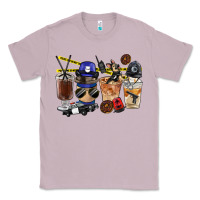 Lilac Police Coffee Cups Classic Tee - FaDigitalArtStudio
