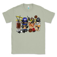 Matcha Police Coffee Cups Classic Tee - FaDigitalArtStudio