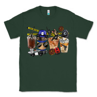 Sports Green Police Coffee Cups Classic Tee - FaDigitalArtStudio