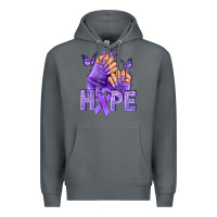 Rock Hope all Cancers nails Premium Hoodie - NancyCooperArtShop