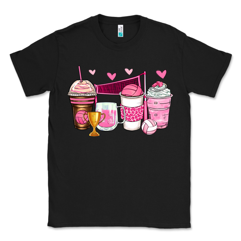 Volleyball Coffee Cups Classic Tee by Zillion Design Studio | Teevron