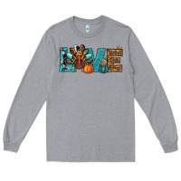 Heather Grey love thanksgivings turkey Long Sleeve Tee - RanaPortraitStore