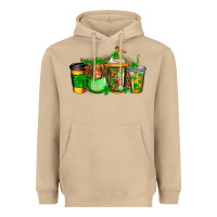 Longhaired Cow St Patricks Coffee Heavyweight Hoodie | Teevron