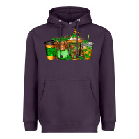 Plum longhaired cow st patricks coffee Heavyweight Hoodie - Jasminsmagicworld