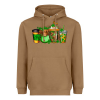 Toasted Coconut longhaired cow st patricks coffee Heavyweight Hoodie - Jasminsmagicworld