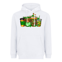 White longhaired cow st patricks coffee Heavyweight Hoodie - Jasminsmagicworld