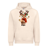 Sandshell reindeer in christmas Urban Hoodie - MaliasSmallBusiness