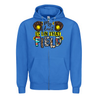 True Royal my heart is on that field Zipper Hoodie - CowhideDigitalArt